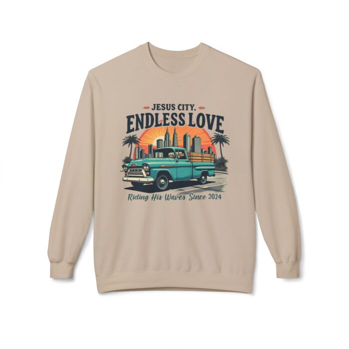 Endless love Unisex Midweight Softstyle Fleece Crewneck Sweatshirt - Image 5