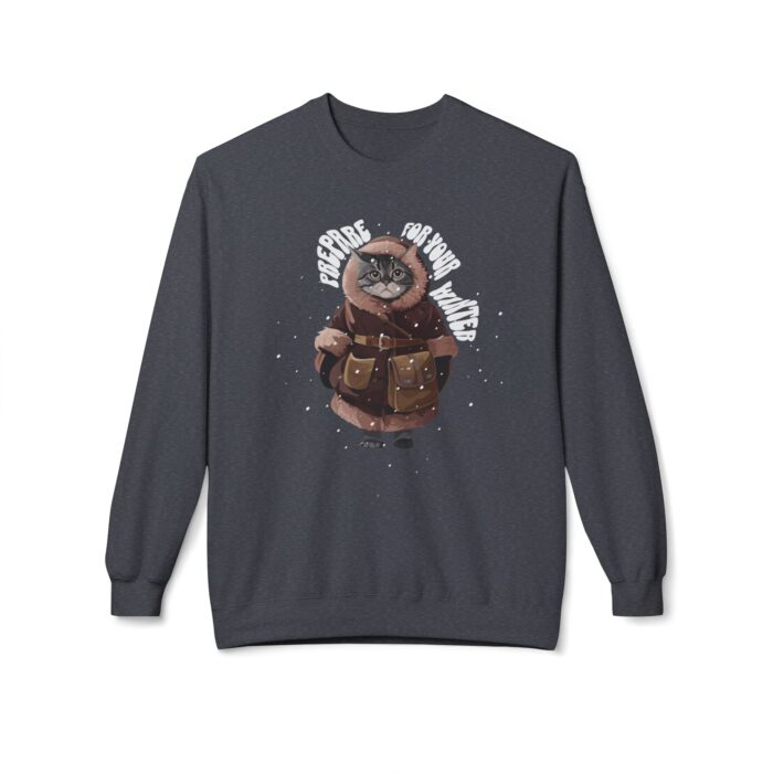 Prepare for your winter Unisex Midweight Softstyle Fleece Crewneck Sweatshirt - Image 21