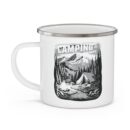 Camping is my therapy Enamel Camping Mug