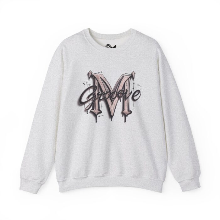 Crewneck Sweatshirt - Luxury Groove Lettering Design - Image 5