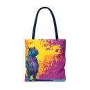 Stylish Hippo Tote Bag (AOP)