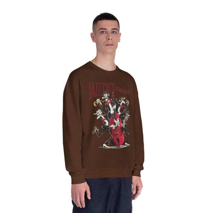 Jazz cat's groove Unisex NuBlend® Crewneck Sweatshirt - Image 19