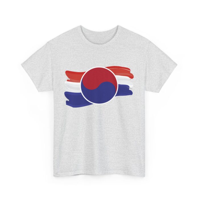 Unisex Heavy Cotton Tee - Korean Flag Inspired Design - Perfect for Cultural Celebrations and Casual Wear - Image 7