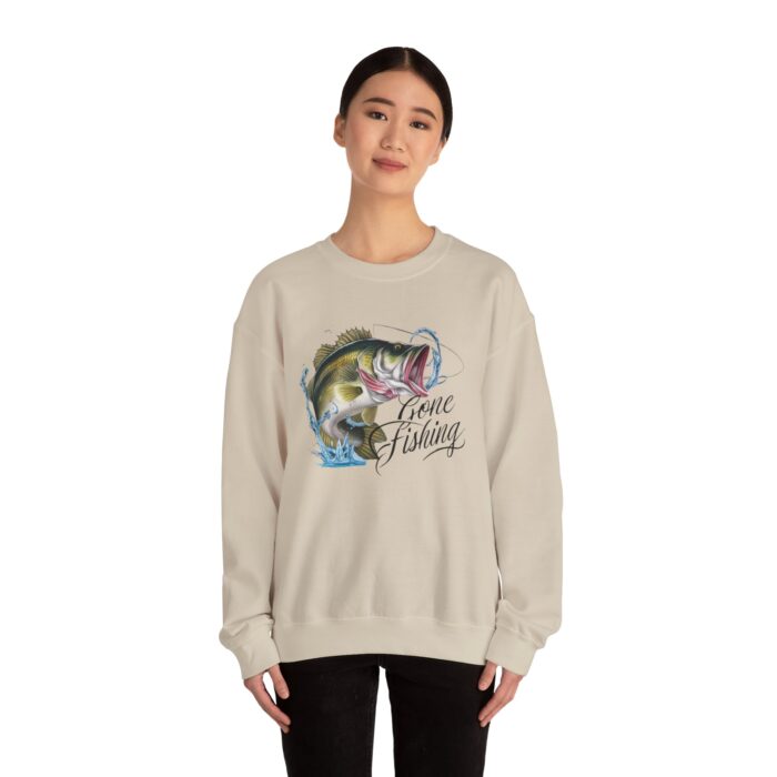Gone Fishing Unisex Heavy Blend™ Crewneck Sweatshirt - Image 8