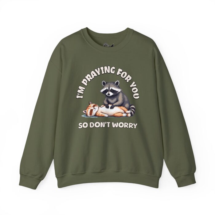 I'm praying for yo Unisex Heavy Blend™ Crewneck Sweatshirt - Image 21