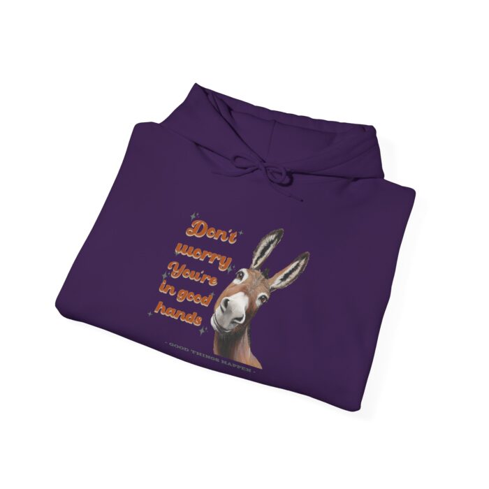 Don't worry you're in good hands Unisex Heavy Blend™ Hooded Sweatshirt - Image 40