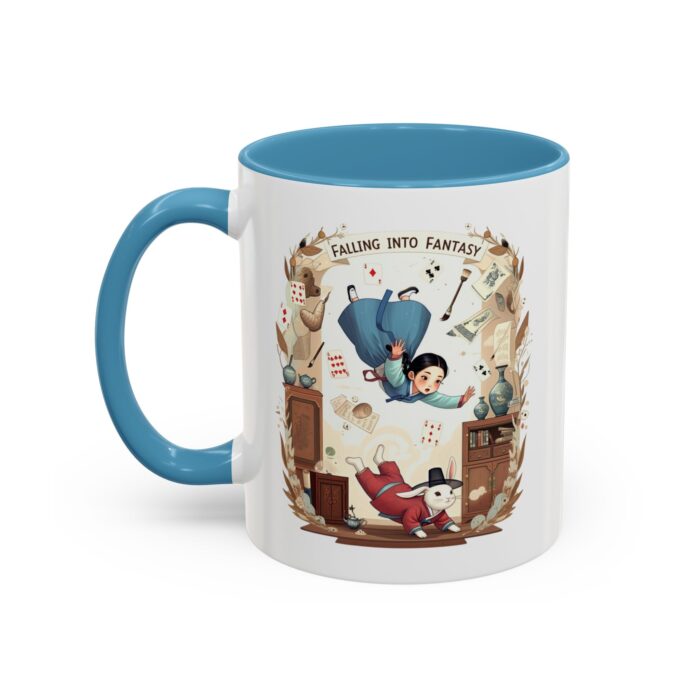 Falling into fantasy Accent Coffee Mug (11, 15oz) - Image 35