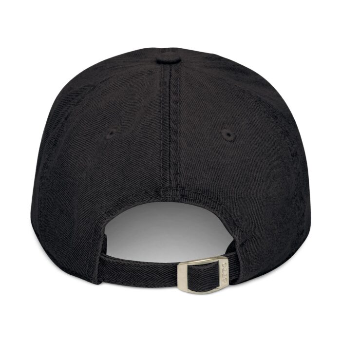 It's Okay Embroidered Denim Hat - '괜찮아' Adjustable Cap for Casual Style - Image 2
