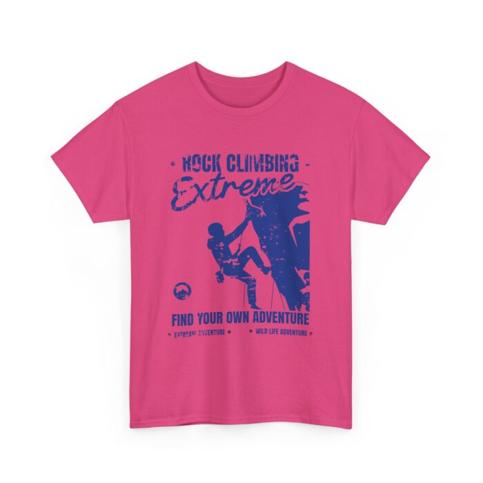 Extreme Rock Climbing Adventure Tee - Unisex Heavy Cotton Shirt - Image 23