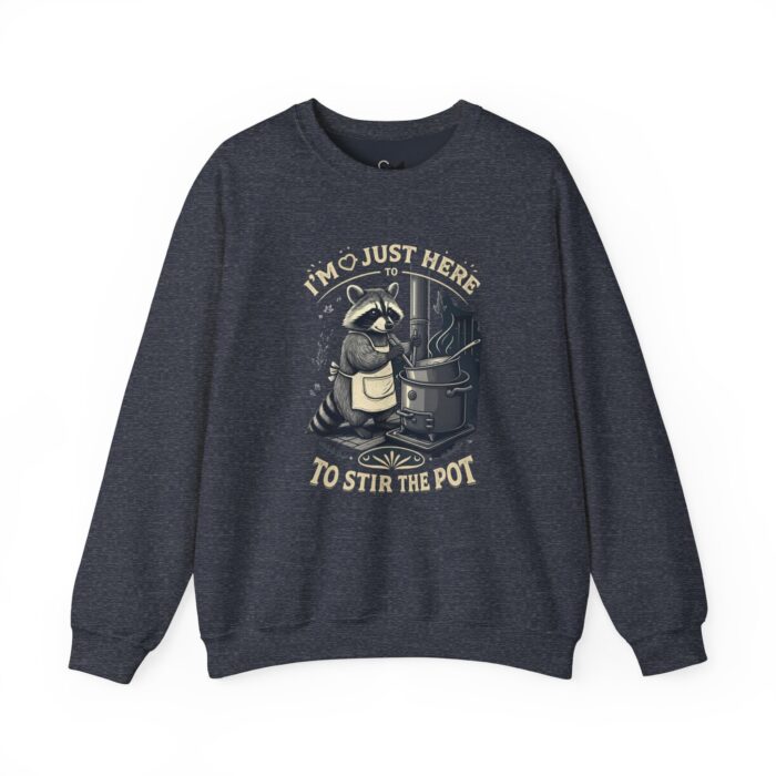 I am just here Unisex Heavy Blend™ Crewneck Sweatshirt - Image 17