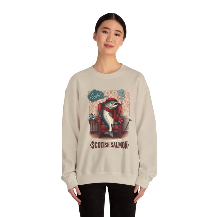Scottish Salmon Unisex Heavy Blend™ Crewneck Sweatshirt - Image 12