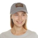 Vintage style Hat with Leather Patch (Rectangle)