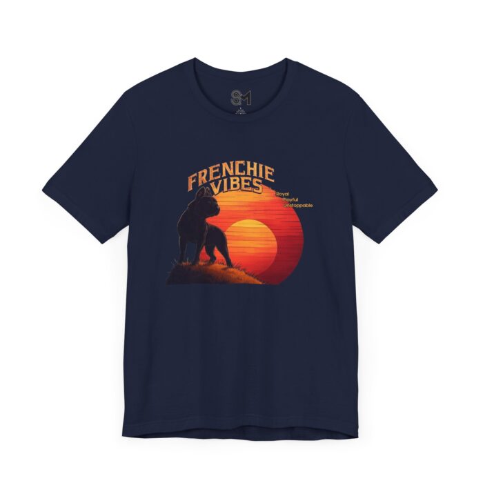 FRENCHIE VIBES Unisex Jersey Short Sleeve Tee - Image 27