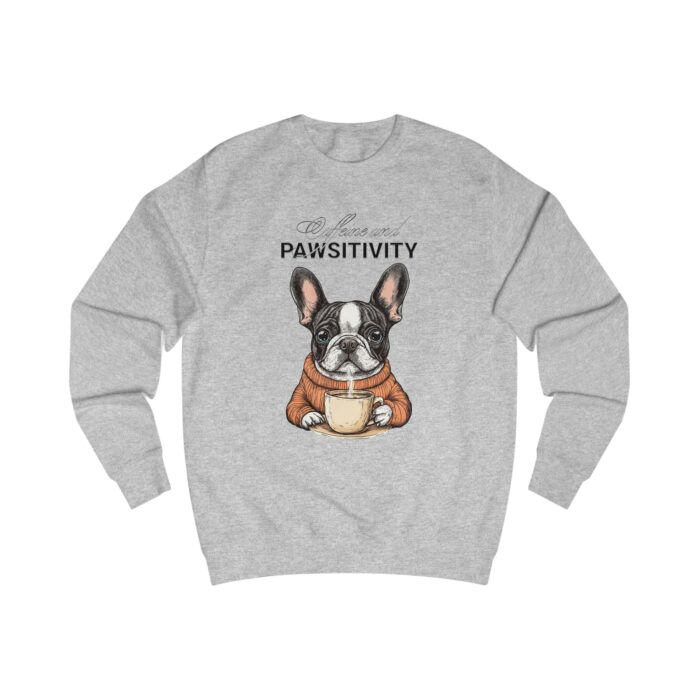 Caffeine and Pawsitivity Unisex Sweatshirt - Image 3