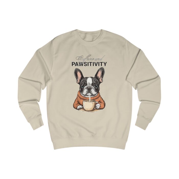 Caffeine and Pawsitivity Unisex Sweatshirt - Image 5