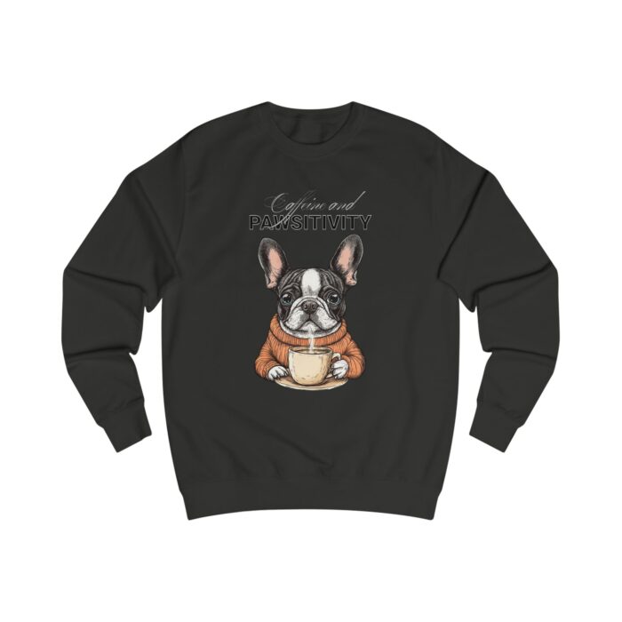 Caffeine and Pawsitivity Unisex Sweatshirt - Image 9