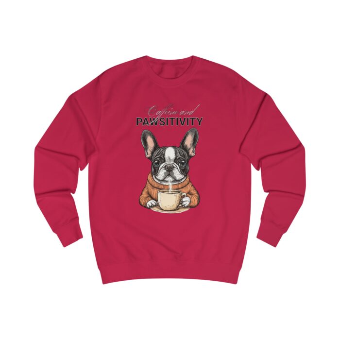 Caffeine and Pawsitivity Unisex Sweatshirt - Image 15