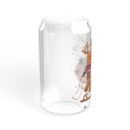 The Gingerbread Man's Love for Sleds Sipper Glass, 16oz