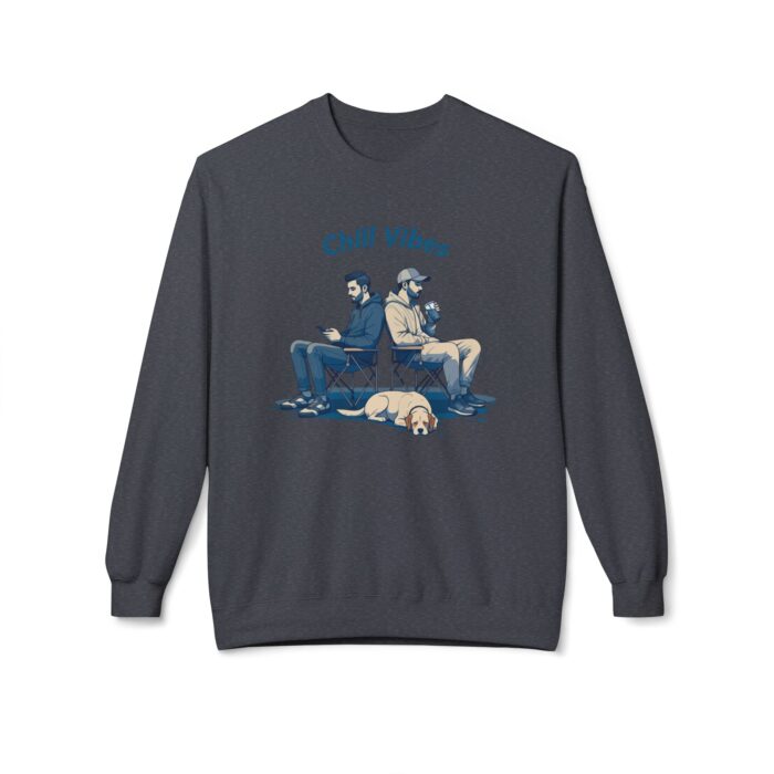 Chill Vibes Unisex Midweight Softstyle Fleece Crewneck Sweatshirt - Image 21