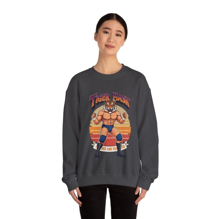 Tiger Mask Unisex Heavy Blend™ Crewneck Sweatshirt - Image 20