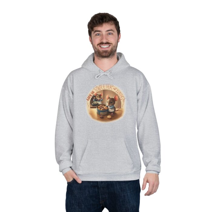 Life is sweeter with friends Unisex EcoSmart® Pullover Hoodie Sweatshirt - Image 4