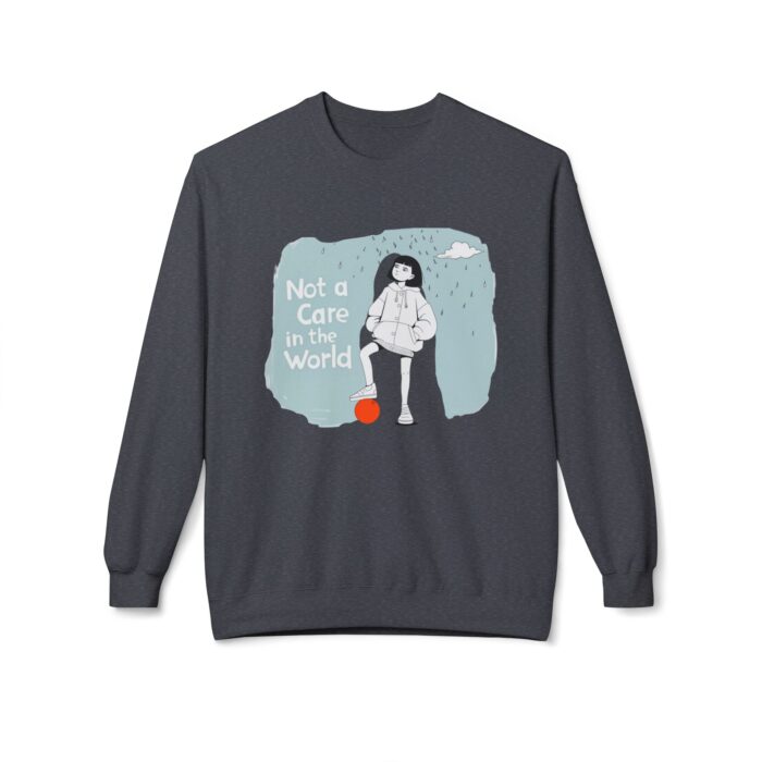Not a care in the world Unisex Midweight Softstyle Fleece Crewneck Sweatshirt - Image 21
