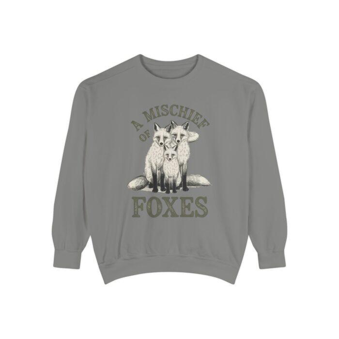 A mischief of Foxes Unisex Garment-Dyed Sweatshirt - Image 13