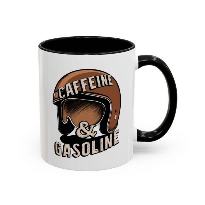 Caffein $ Gasoline Accent Coffee Mug (11, 15oz)
