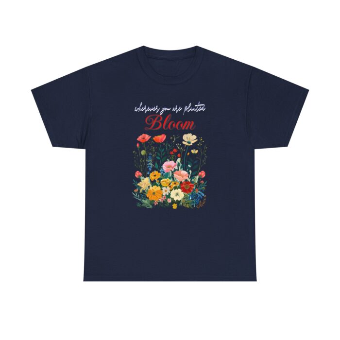 Bloom Unisex Heavy Cotton Tee - Image 37