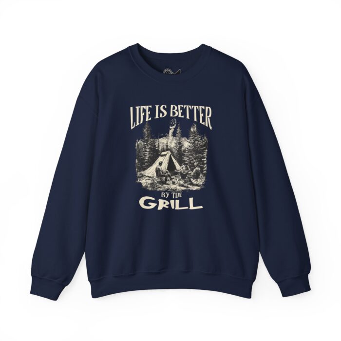 Life is better Unisex Heavy Blend™ Crewneck Sweatshirt - Image 33