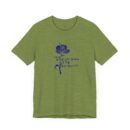 Floral Comfort Unisex Jersey Tee - Inspiring Korean Bible Design for Everyday Wear