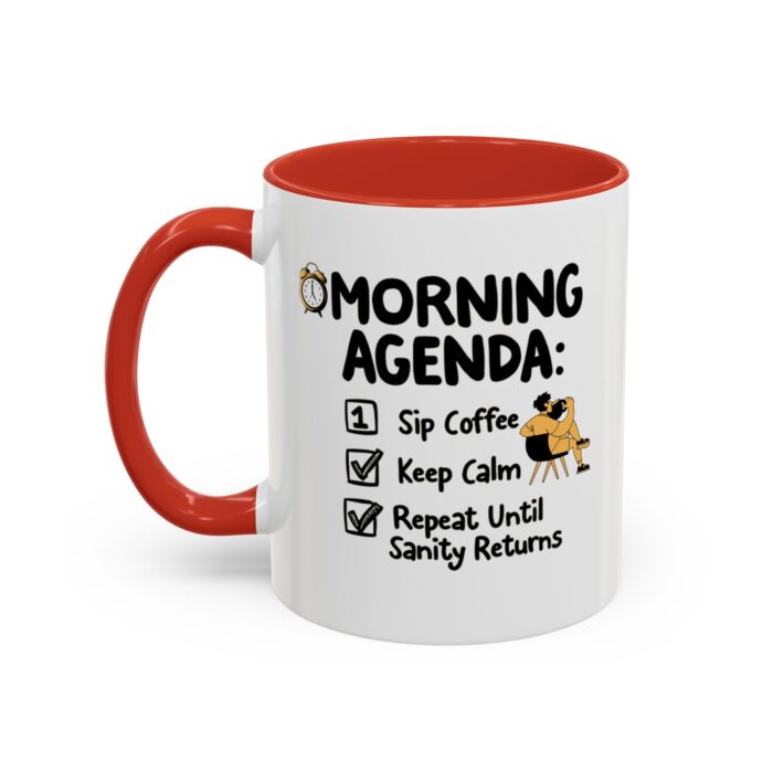 Morning Agenda Accent Coffee Mug (11, 15oz) - Image 15