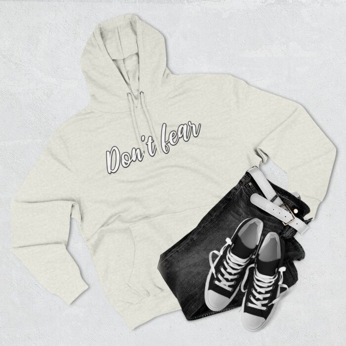 Ride with wave Three-Panel Fleece Hoodie - Image 15
