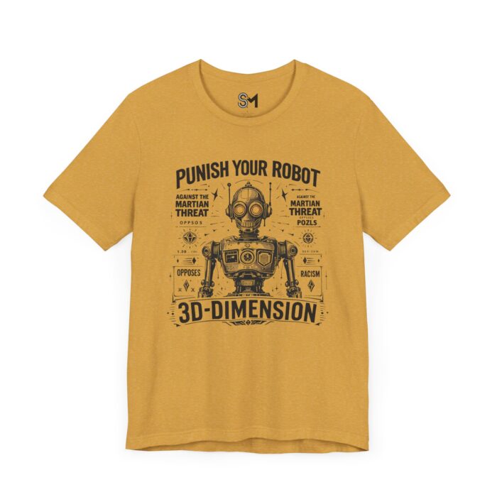 Punish Your Robot Unisex Jersey Short Sleeve Tee - Image 3