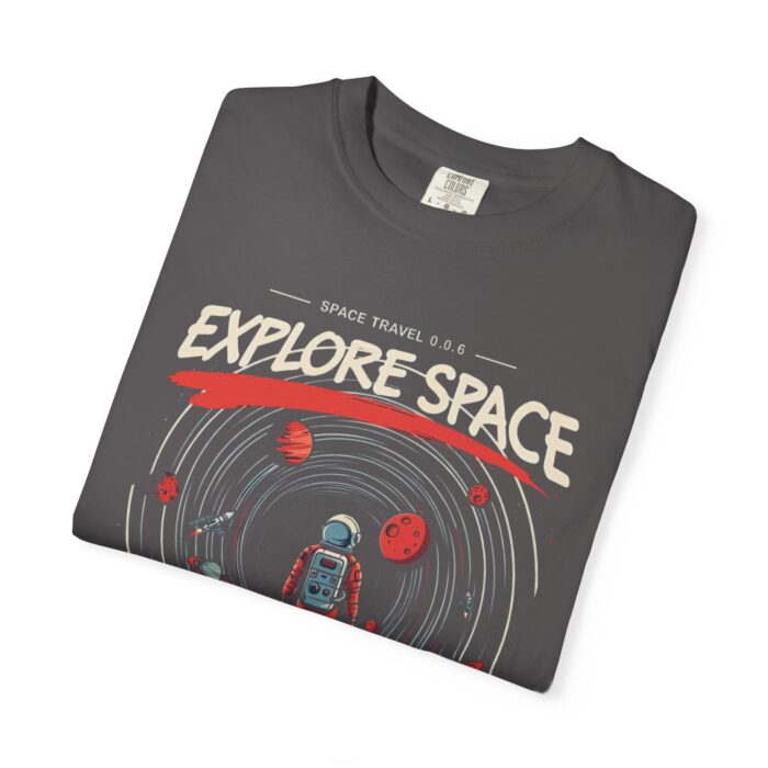 Explore Space Unisex Garment-Dyed T-Shirt | Adventure & Travel Theme - Image 7
