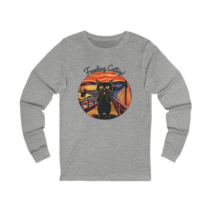 Feeling Catty Unisex Jersey Long Sleeve Tee - Image 3