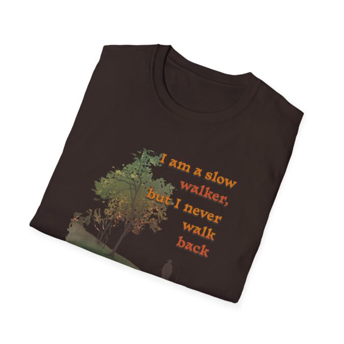 Never walk back Unisex Softstyle T-Shirt - Image 20