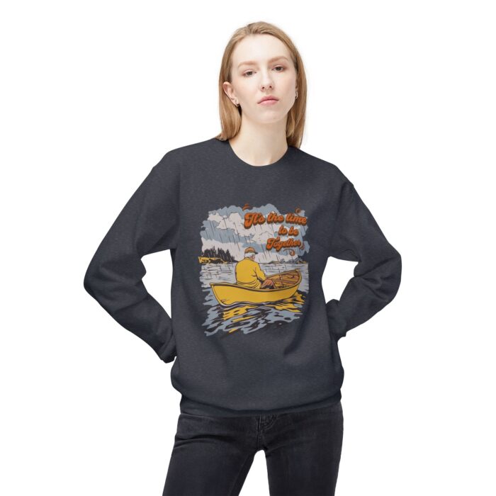 Time to be together Unisex Midweight Softstyle Fleece Crewneck Sweatshirt - Image 23