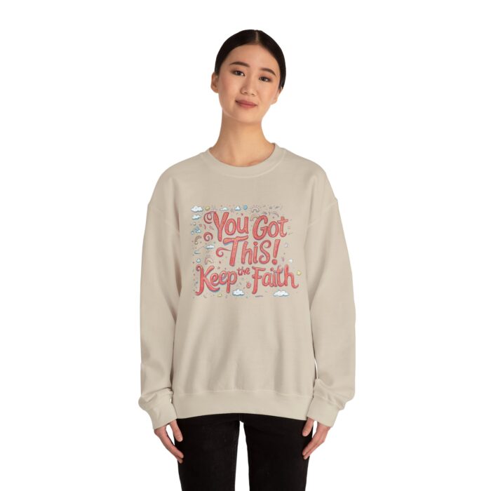 Keep the faith Unisex Heavy Blend™ Crewneck Sweatshirt - Image 8