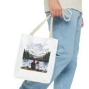 Two dogs, you and me Tote Bag (AOP)