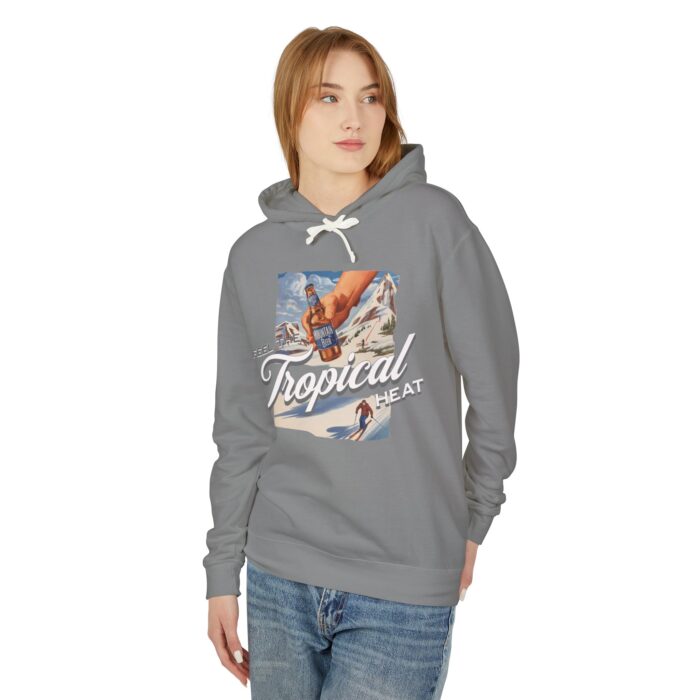 Feel the tropical heat Unisex Lightweight Hooded Sweatshirt - Image 7