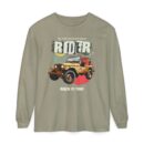 Rider Back in Time Unisex Garment-dyed Long Sleeve T-Shirt