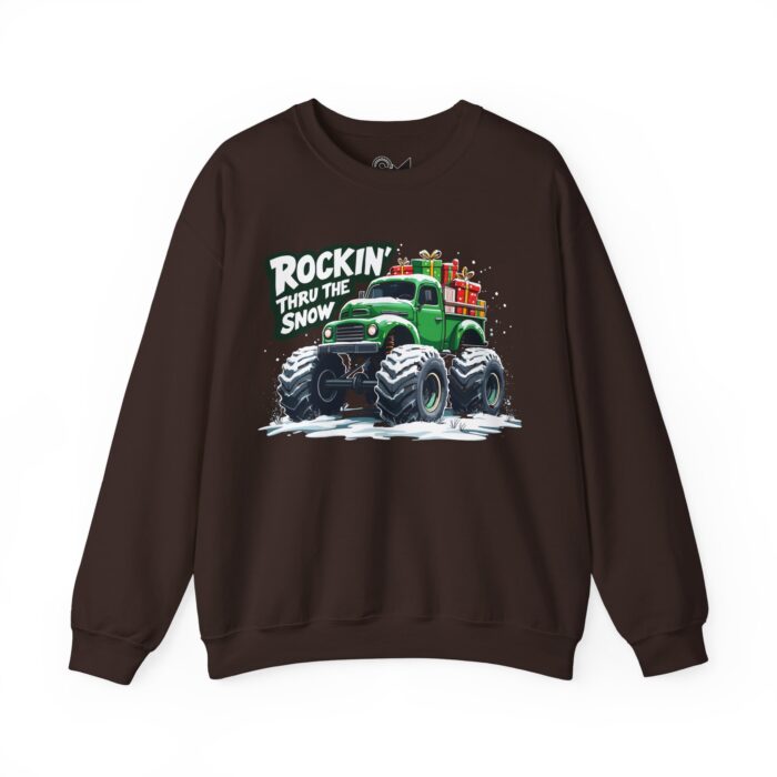 ROCKIN' THRU THE SNOW Unisex Heavy Blend™ Crewneck Sweatshirt - Image 13
