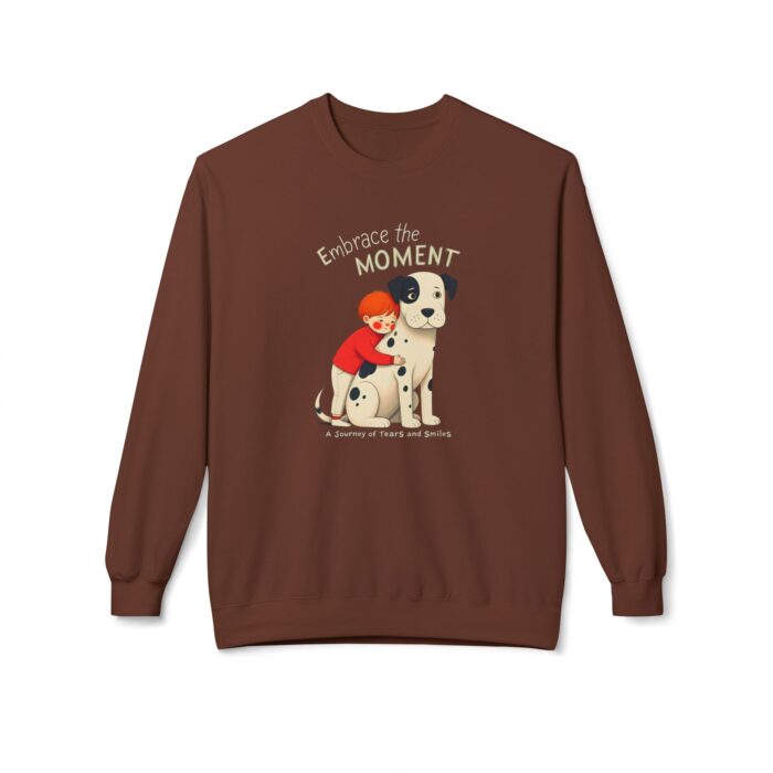 Embrace the moments2 Unisex Midweight Softstyle Fleece Crewneck Sweatshirt - Image 5