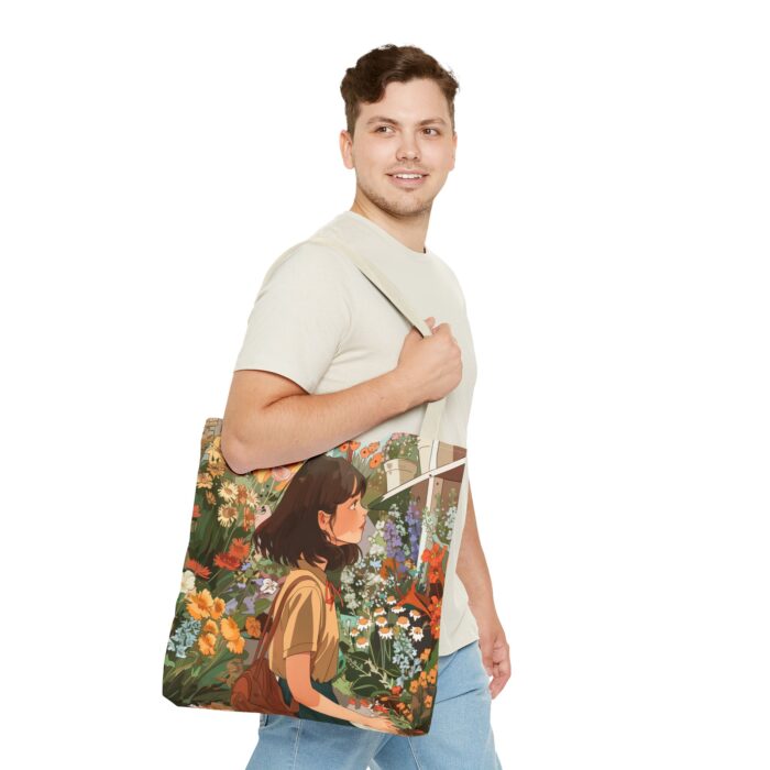 Girl and Flower Shop Tote Bag (AOP) - Image 47