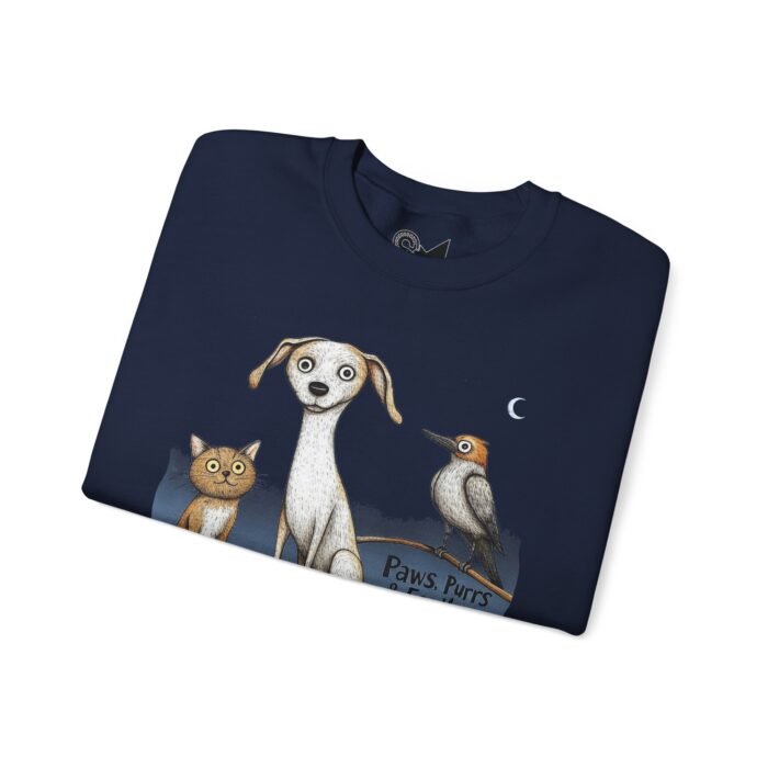 Paws, Purrs & Feathers Unisex Heavy Blend™ Crewneck Sweatshirt - Image 31