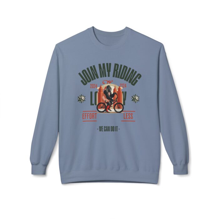 Join My Riding? Unisex Midweight Softstyle Fleece Crewneck Sweatshirt - Image 17