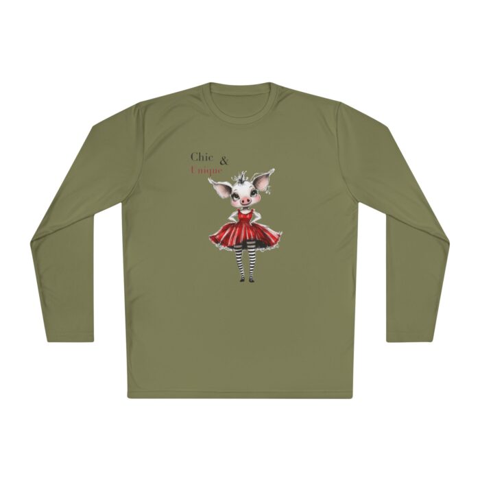Chick & Unique Unisex Lightweight Long Sleeve Tee - Image 9