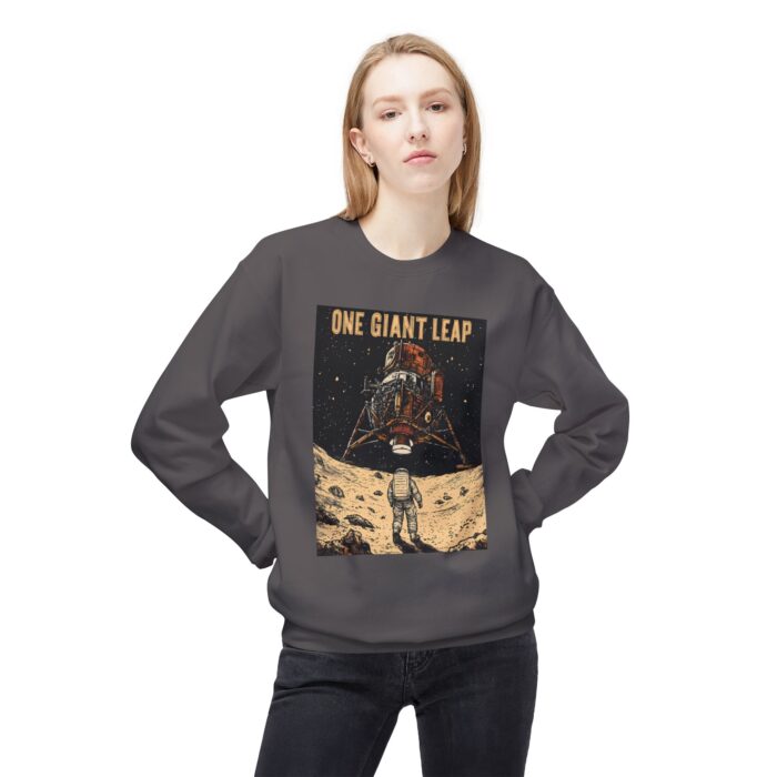 One giant leap Unisex Midweight Softstyle Fleece Crewneck Sweatshirt - Image 19