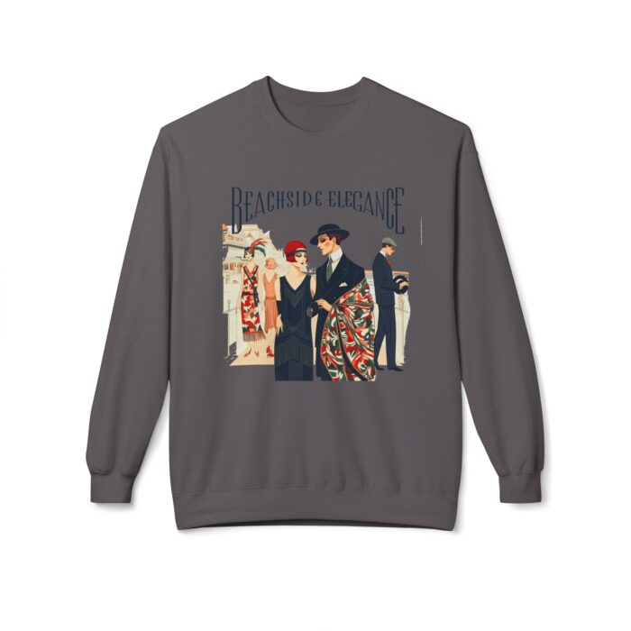 Beachside elegance Unisex Midweight Softstyle Fleece Crewneck Sweatshirt - Image 13
